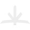 Ekena Millwork Alberta Architectural Grade PVC Gable Bracket, 72"W x 45"H x 2"D x 6"F, 15/12 Pitch GBP072X45X0206ALB00 - alternate 2